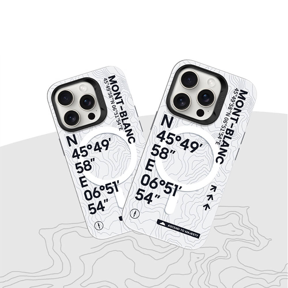Benks Summit Serisi iPhone 16 Plus M-safe Şarj Özellikli Koordinat Yazı Desenli Kılıf Benks Summit Serisi iPhone 16 Plus M-safe Şarj Özellikli Koordinat Yazı Desenli Kılıf